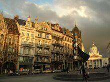 Bruselas al atardecer