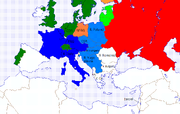 The post-WW2 order of Europe