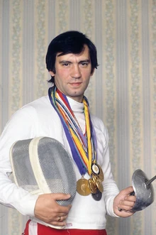 Советский саблист Виктор Кровопусков — двукратный чемпион Олимпиады-80