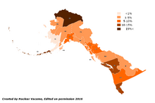 Map of Buddhism in Alaska (Russian America)