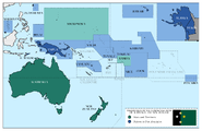 The Commonwealth of Australia and New Zealand and associated territories (2008)