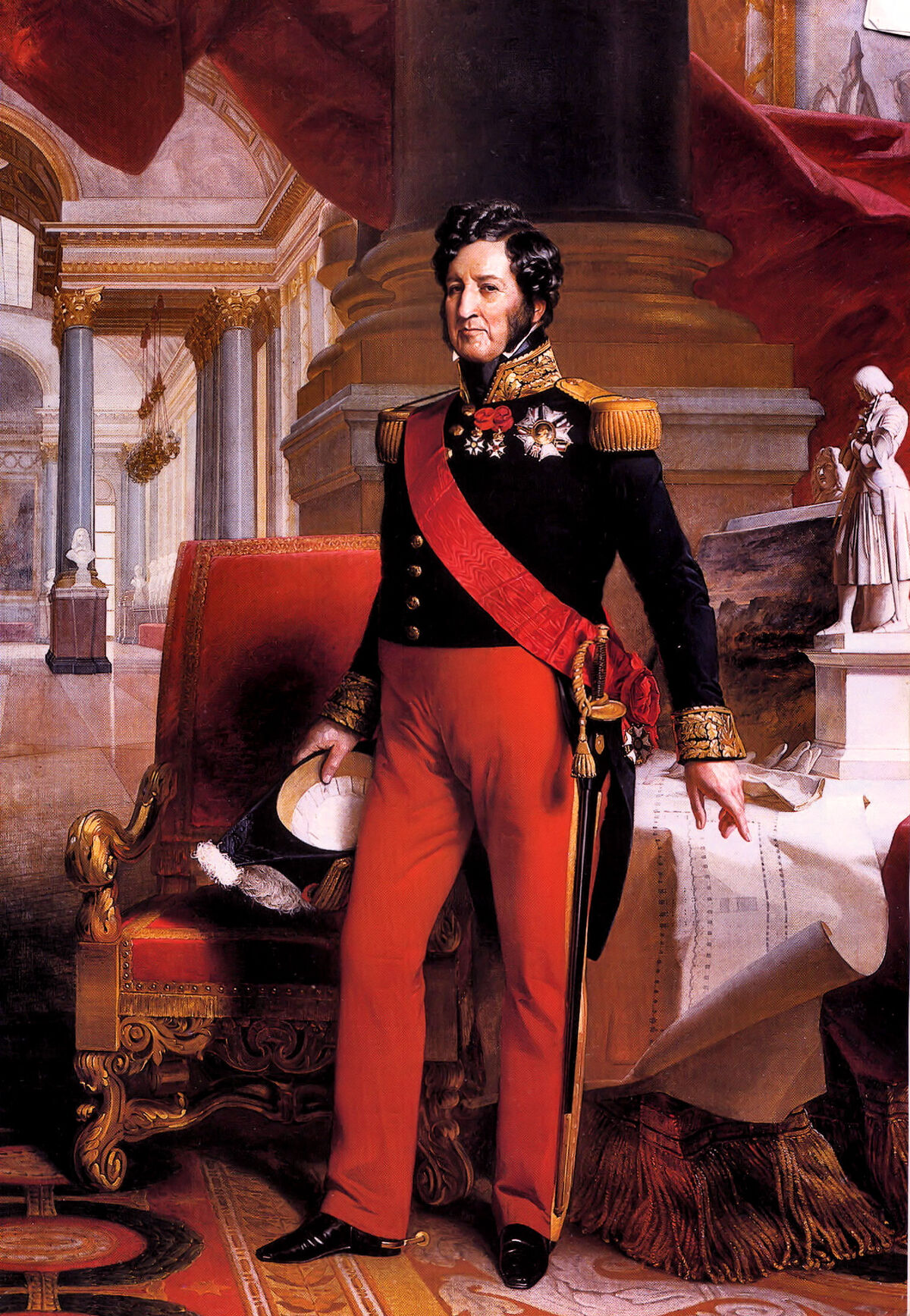 Revolution of 1830: “King Louis Philippe I (1773-1850) swore to maintain  the Charter of 1830 in the presence of the chambers reunited in the
