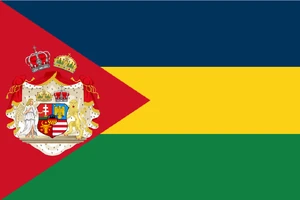 Flag of the U.S. of Romania-Hungary