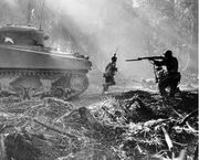 US soldiers in peleliu