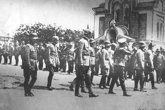 Австро-венгры на параде.