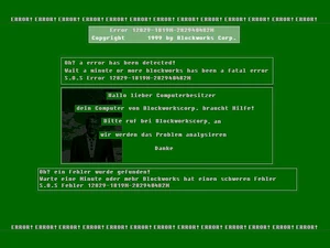 Green Screen of Death