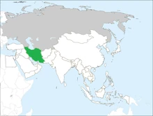 Localización de Irán