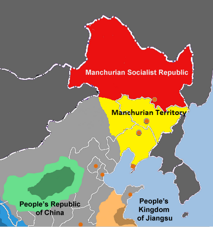 manchurian plains map