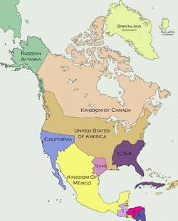 California In America Map Historical Map Section (Viva California) | Alternative History | Fandom