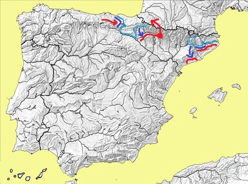 Campaña de Iberia - Fase 1