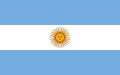 Flag of Argentina.