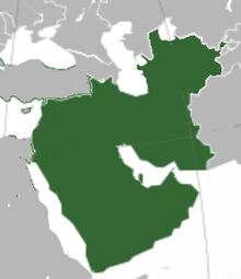 Location of Abbasid Caliphate