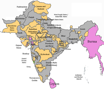 Provinces And Princely States Of India Twilight Of A New Era Alternative History Fandom