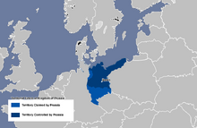 Location of Kingdom of Prussia