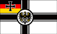 Flagge der Nationalisten im Deutschen-Bürgerkrieg