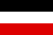 The flag of the unified German Empire (1862-1946), also known simply as Germany