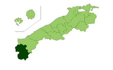 Location of Tsuwano