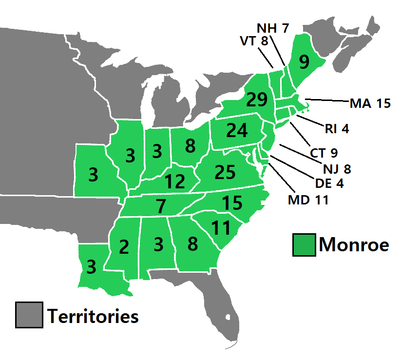 1820 United States presidential - Latest
