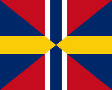 Union Jack of Sweden and Norway (1844-1905)