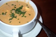 dápopi cochsír'wór (dapopi is a creamy soup, this particular type is a lobster version)