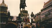 Prague November89 - Wenceslas Monument