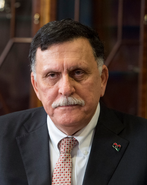 Фаиз Сарадж — бывший оппозиционный деятель, глава либеральной партии «Национальный союз» (с 2013), 2-й президент Ливии (с 2020).
