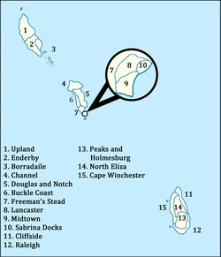 A map of Balleny's municipalities. Click to enlarge.