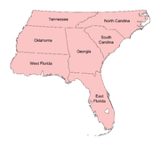 Map of Carolina (13 Fallen Stars)