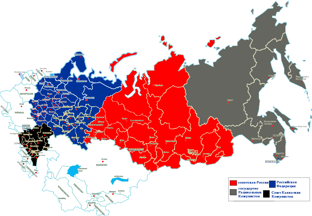 Альтернативная россия карта