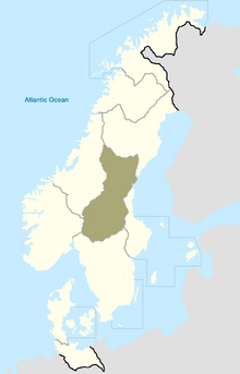 Location of Svealand