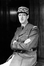Charles de Gaulle, leader of the French Resistance