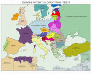 Eastern Europe was completely fragmented following the Armistice of the Saarland.