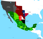 Mapa Mexico 1840 1