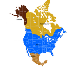 Location of United States