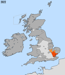 Location of Combined Communities of Essex, Hertfordshire and London