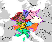 Holy Roman Empire Circles in 1517