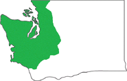 The land occupied by Cascadian forces as of 2018