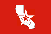 California Red Army flag NotLAH