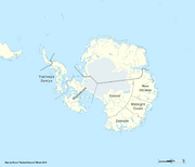 Map of Russian Antarctica (Great White South)