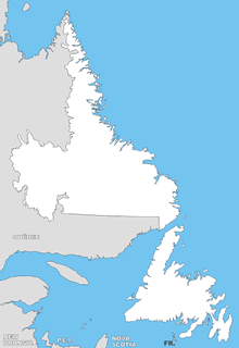 Location of Newfoundland