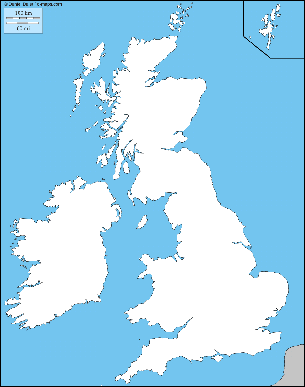 Islands of the british isles. Остров Великобритания на контурной карте. Great Britain контурная карта. Контурная карта британских островов. Карта Великобритании контур.