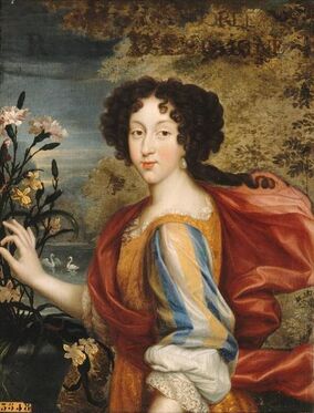 Portrait of Marie Louise d'Orléans circa 1680 future Queen of Spain