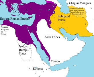 The Middle East in the early 14th century.