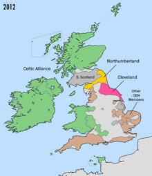 Location of Northumberland