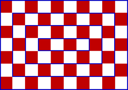 Flagge der mährischen Bruderschaft und von Großmähren