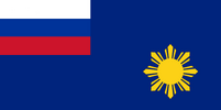 Флаг Русские Филиппины (Вариант 2)
