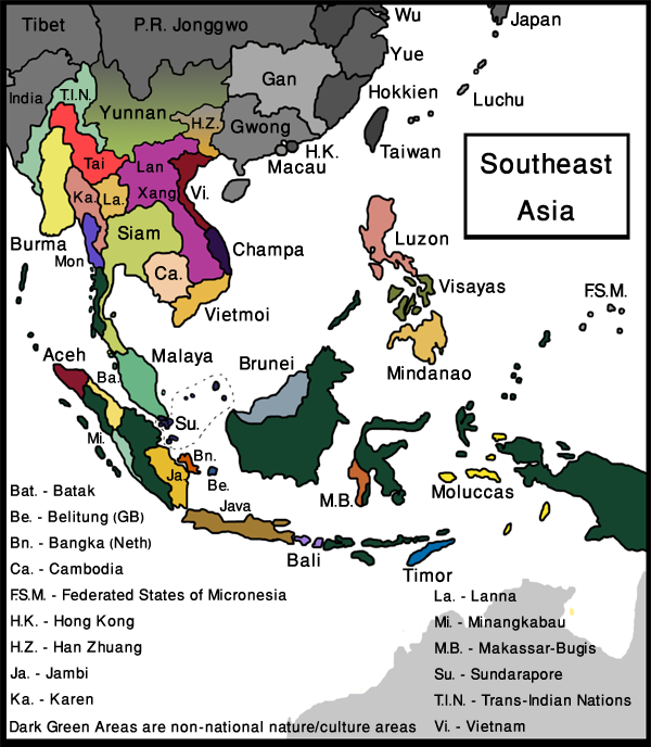 java map asia