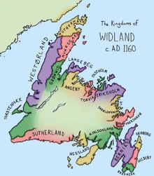 Widland map