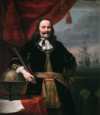 Michiel de Ruyter, Admiralleutnant der niederländischen Kriegsflotte † 1684
