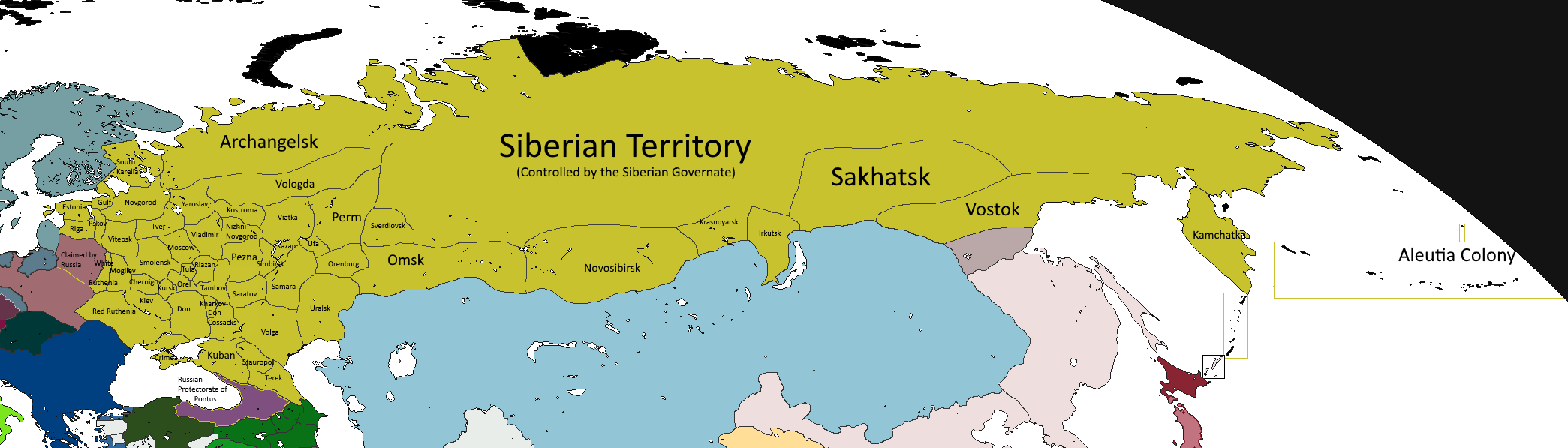 Russian Empire Map